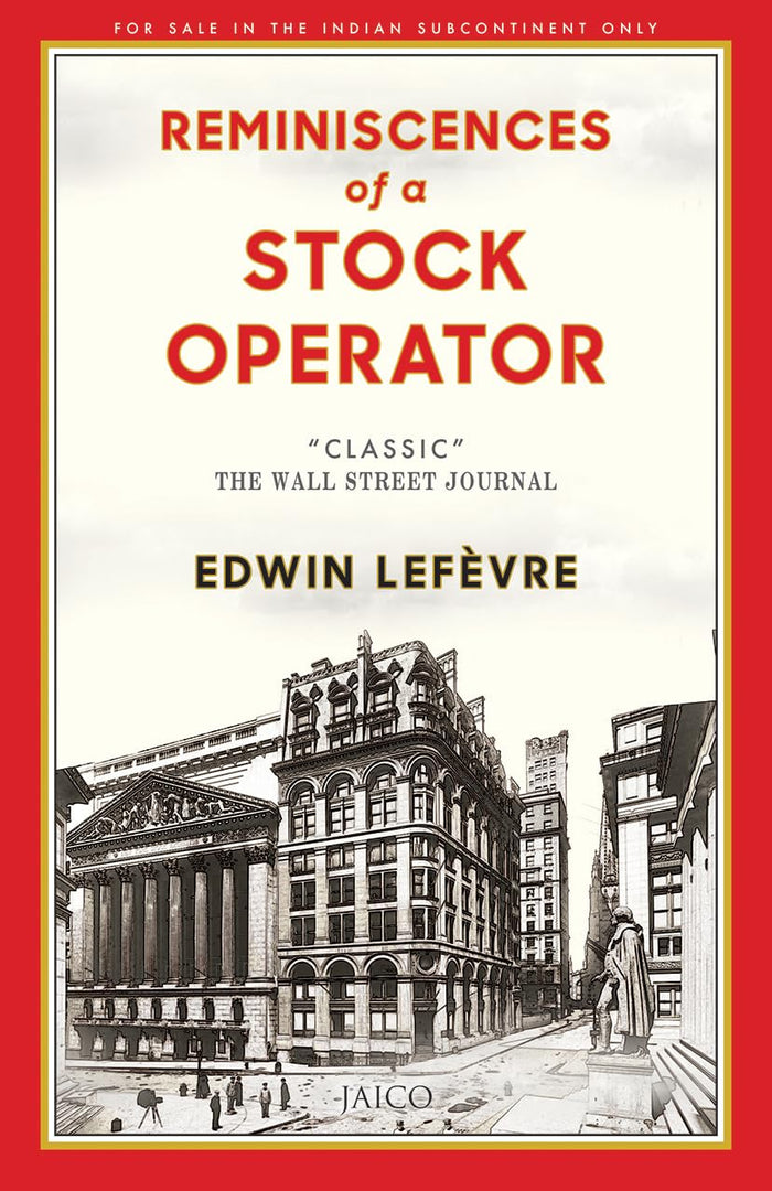 Reminiscences of a Stock Operator by Edwin Lefevre - Paperback cover