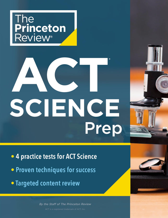 Princeton Review ACT Science Prep: 4 Practice Tests + Review + Strategy for the ACT Science Section (College Test Preparation) by The Princeton Review - Paperback cover