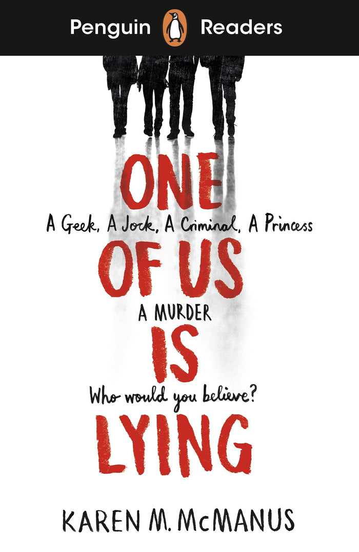 Penguin Readers Level 6: One Of Us Is Lying (ELT Graded Reader) by Karen M. McManus - Paperback cover