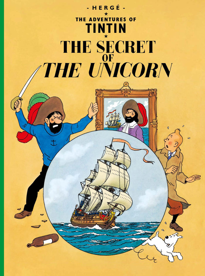 The Secret of the Unicorn (Adventures of Tintin) by Herge - Paperback cover