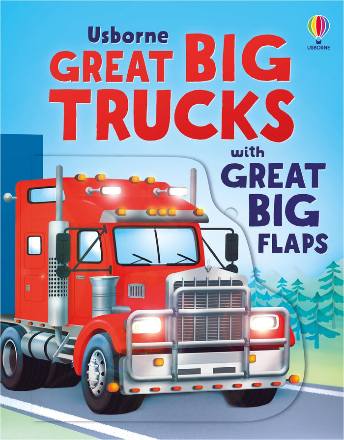 Usborne Great Big Trucks (with great big flaps) (Great Big Flaps). by Alice Beecham - Board Book cover