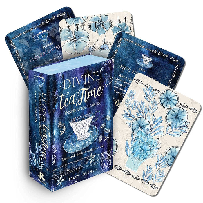 Divine Tea Time Inspiration Cards: Blends to soothe your soul by Tracy Loughlin - Cards cover