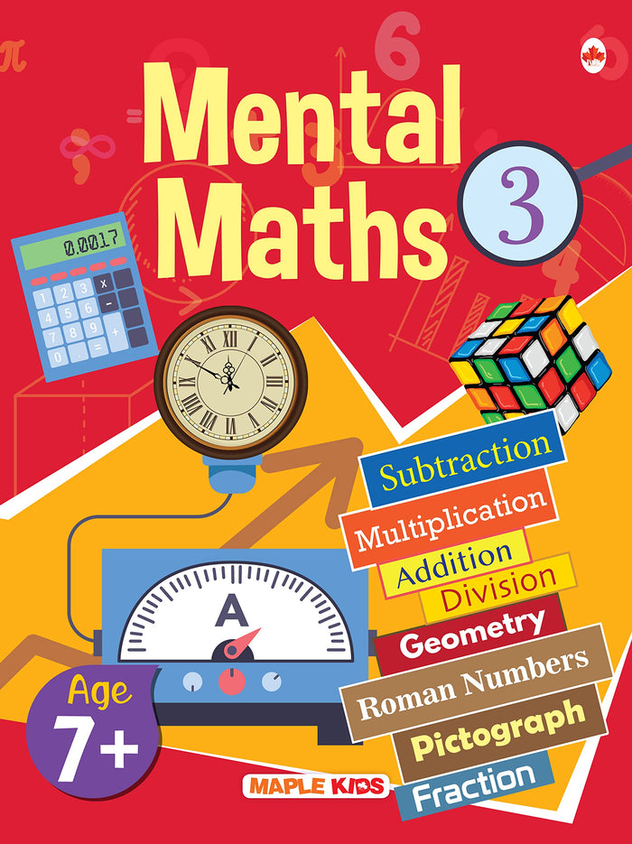 Mental Maths - Mathematics Activity Book 3 by Maple Press - Paperback cover