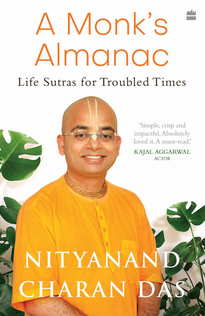 A Monk's Almanac: Sutras for Navigating Life's Most Pressing Issues by Nityanand Charan Das - Paperback cover