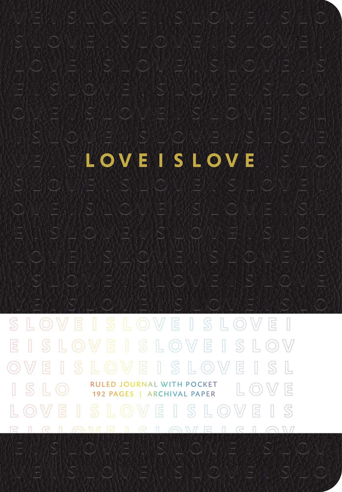Love is Love Hardcover Ruled Journal (Insights Journals) by Insight Editions - Hardcover cover