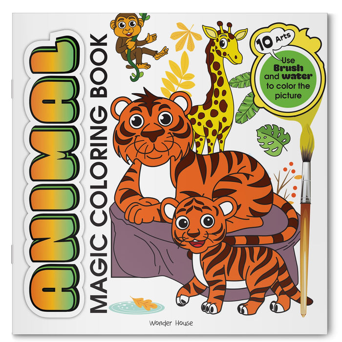 Animal Magic Coloring Book by Wonder House Books - Paperback cover