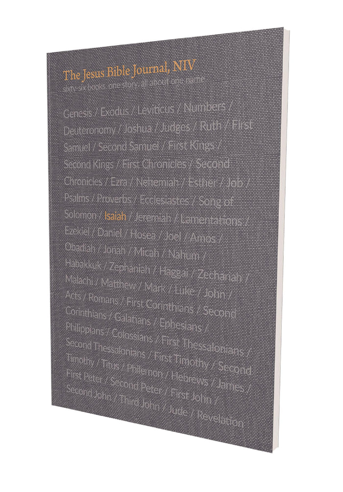The Jesus Bible Journal, Isaiah, NIV, Paperback, Comfort Print by Zondervan - Paperback cover