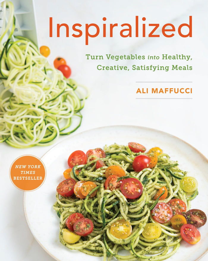Inspiralized: Turn Vegetables into Healthy, Creative, Satisfying Meals: A Cookbook by Ali Maffucci - Paperback cover