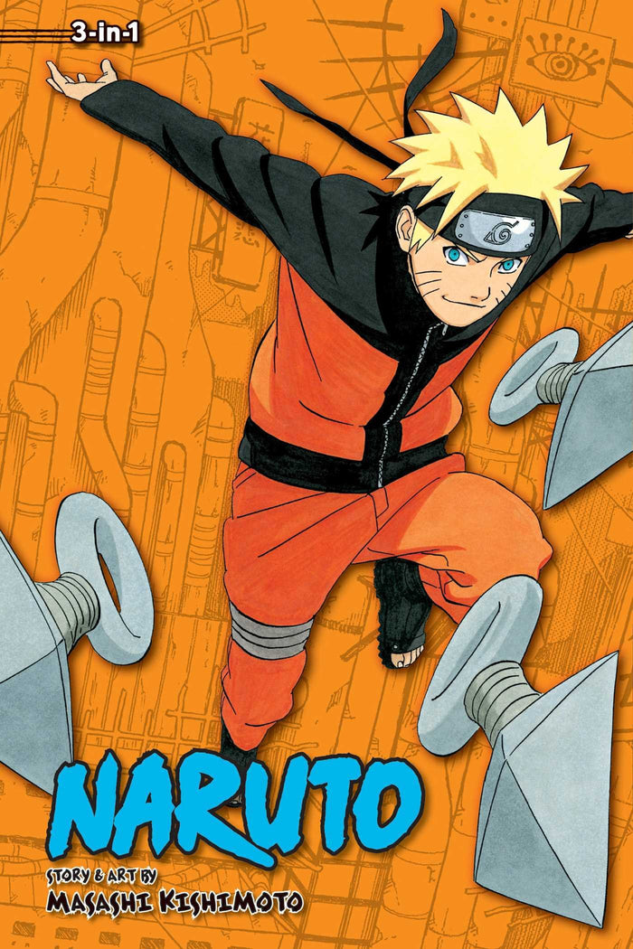 Naruto 3-in-1, Vol. 12: A Compilation of the Graphic Novel Volumes 34-36 by Masashi Kishimoto - Paperback cover