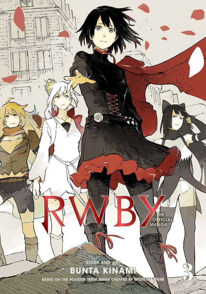 RWBY: The Official Manga, Vol. 3: The Beacon Arc by Bunta Kinami - Paperback cover