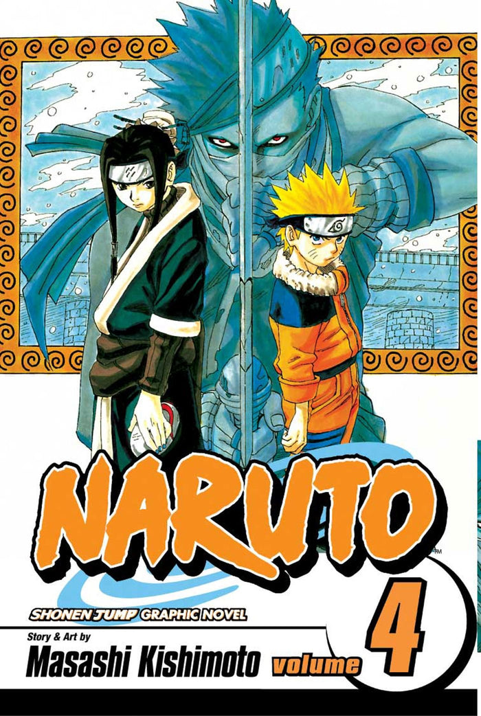 Naruto, Vol. 4: Hero's Bridge by Masashi Kishimoto - Paperback cover