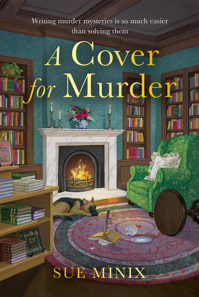 A Cover for Murder: Escape into a bookish world of mystery and intrigue with this must-read Cosy Mystery (The Bookstore Mystery Series) by Sue Minix - Paperback cover