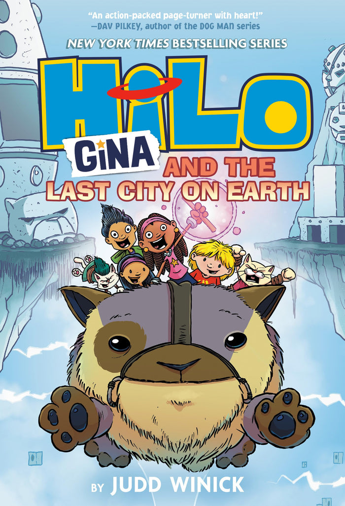 Hilo Book 9: Gina and the Last City on Earth: (A Graphic Novel) by Judd Winick - Library Binding cover