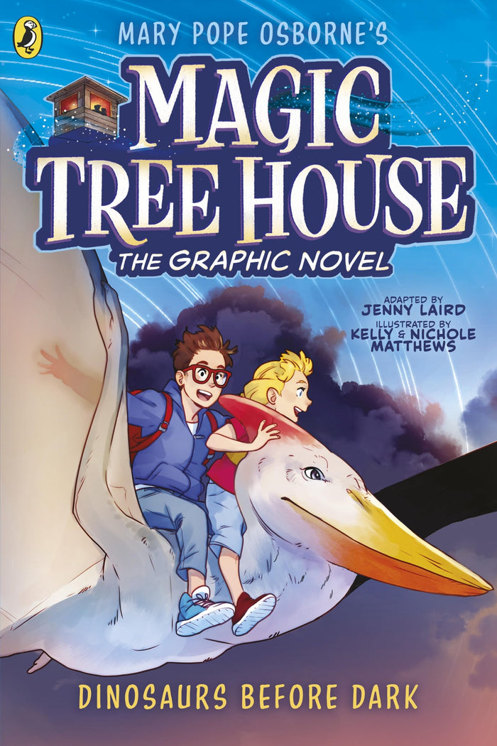 Magic Tree House: Dinosaurs Before Dark: The Graphic Novel by Mary Pope Osborne - Paperback cover