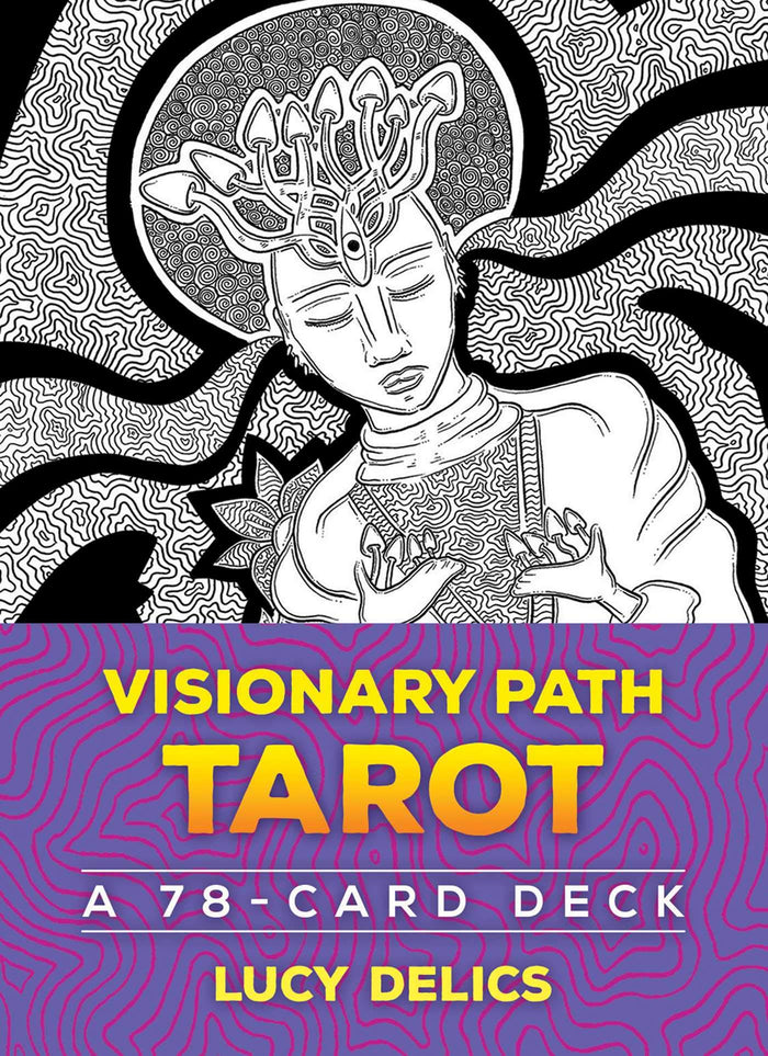 Visionary Path Tarot: A 78-Card Deck by Lucy Delics - Cards cover