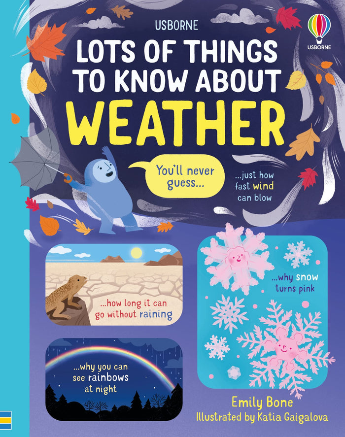 Lots of Things to Know About Weather by Emily Bone - Hardcover cover
