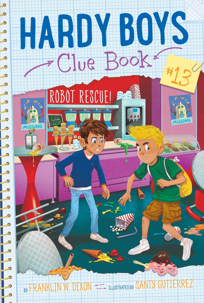 Robot Rescue! (Hardy Boys Clue Book) by Franklin W. Dixon - Paperback cover