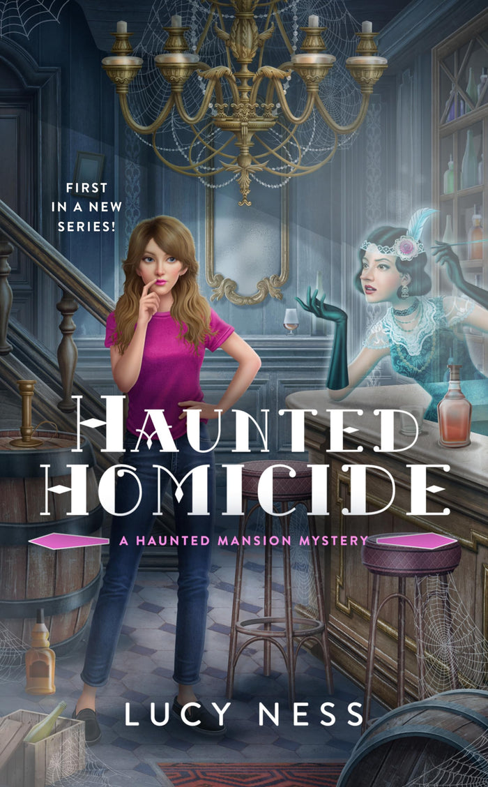 Haunted Homicide (A Haunted Mansion Mystery) by Lucy Ness - Mass Market Paperback cover