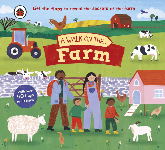 A Walk on the Farm by Rose Cobden - Board Book cover