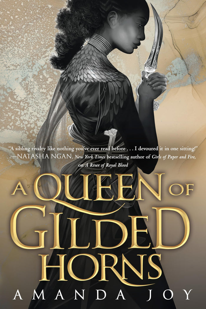 A Queen of Gilded Horns (The River of Royal Blood) by Amanda Joy - Paperback cover