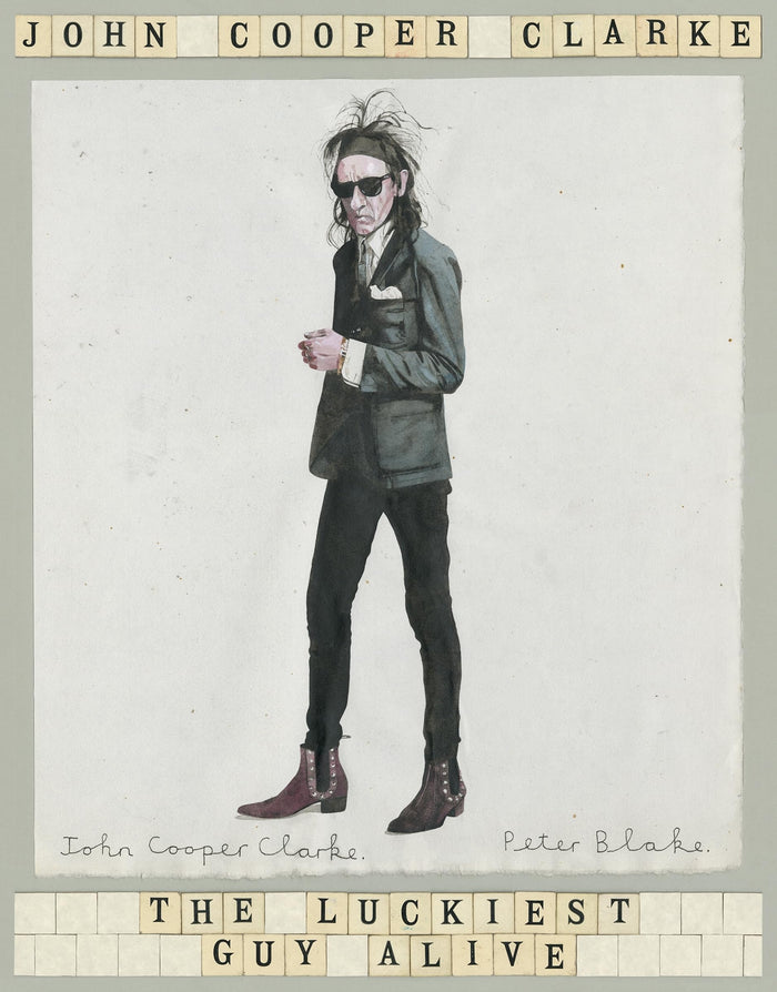 The Luckiest Guy Alive by John Cooper Clarke - Paperback cover