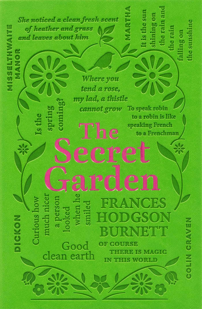 The Secret Garden (Word Cloud Classics) by Frances Hodgson Burnett - Paperback cover