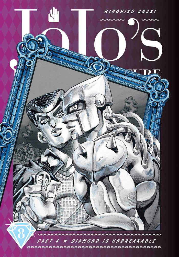 JoJo's Bizarre Adventure: Part 4--Diamond Is Unbreakable, Vol. 8 by Hirohiko Araki - Hardcover cover