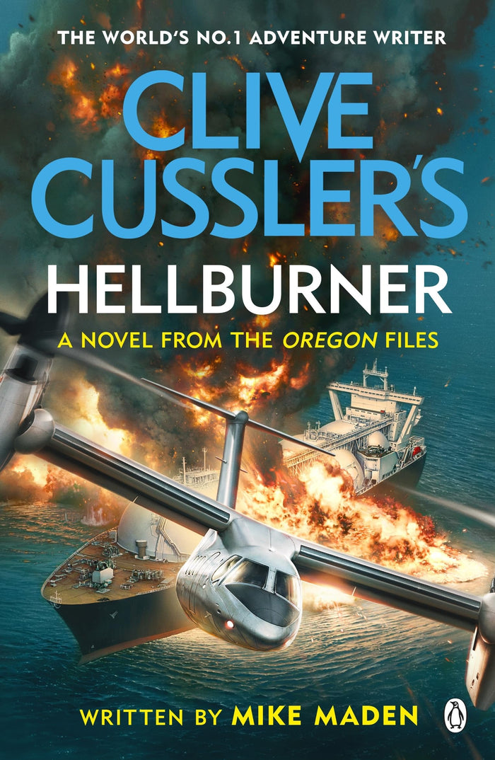 Clive Cussler's Hellburner by Mike Maden - Paperback cover