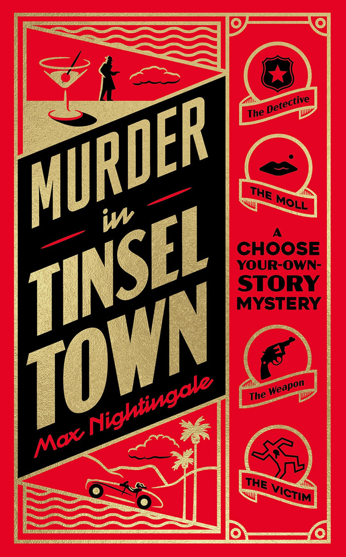 Murder in Tinseltown: A Choose-Your-Own-Story Mystery by Max Nightingale - Paperback cover
