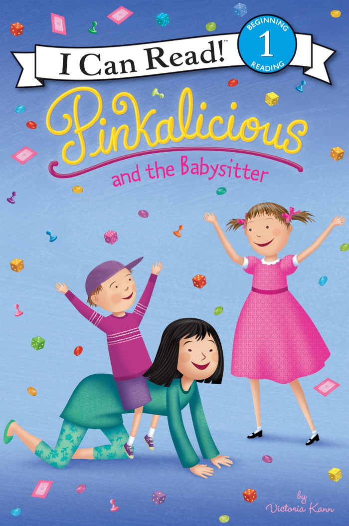 Pinkalicious and the Babysitter: A Level One I Can Read Story About Siblings Turning Mistakes into Art for Kids (Ages 4-8) (I Can Read Level 1) by Victoria Kann - Paperback cover
