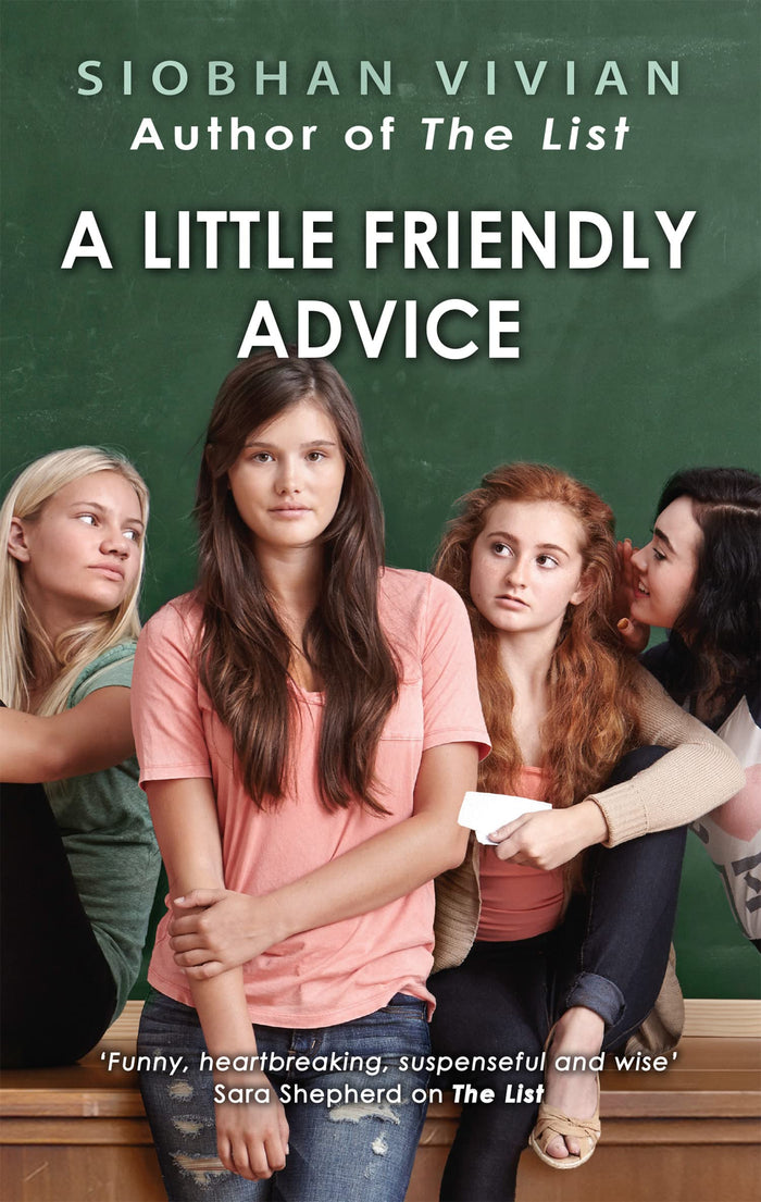 A Little Friendly Advice by Siobhan vivian - Paperback cover