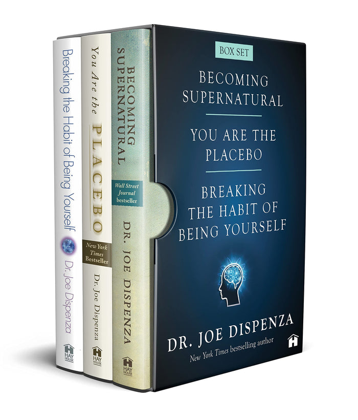 Dr. Joe Dispenza Box Set (Breaking the Habit of Being Yourself, You Are the Placebo, Becoming Supernatural) by Joe Dispenza - Paperback cover