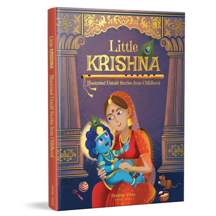 Little Krishna - Illustrated Untold Stories from Childhood by Shubha Vilas - Hardcover cover