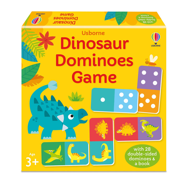 Usborne Dinosaur Dominoes Game by Kate Nolan - Paperback cover