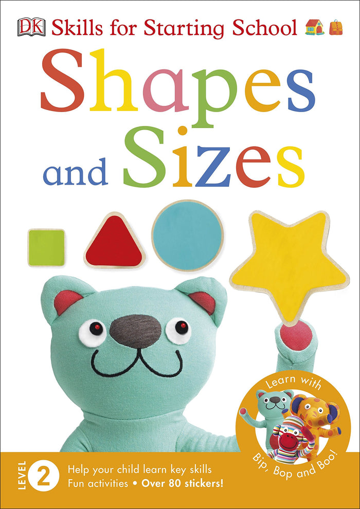 Shapes and Sizes (Skills for Starting School) by DK - Paperback cover