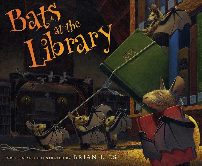 Bats at the Library (A Bat Book) by Brian Lies - Paperback cover