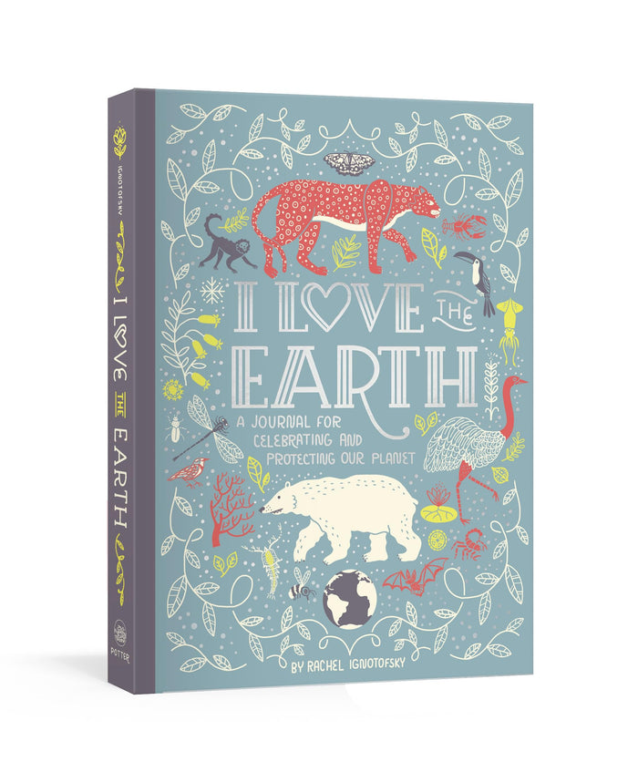I Love the Earth: A Journal for Celebrating and Protecting Our Planet by Rachel Ignotofsky - Diary cover