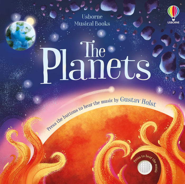 The Planets (Musical Books) by Fiona Watt - Board Book cover