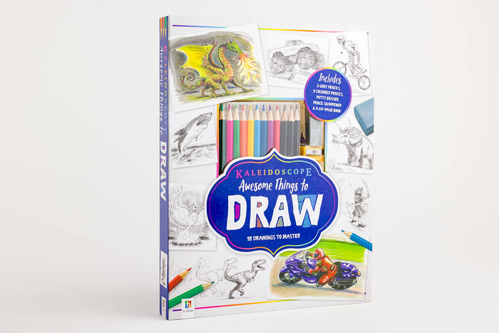 Kaleidoscope: Awesome Things to Draw by Hinkler Pty Ltd - Paperback cover
