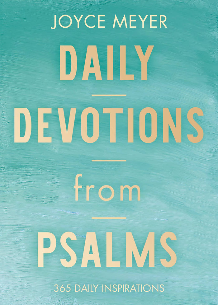 Daily Devotions from Psalms: 365 Daily Inspirations by Joyce Meyer - Hardcover cover