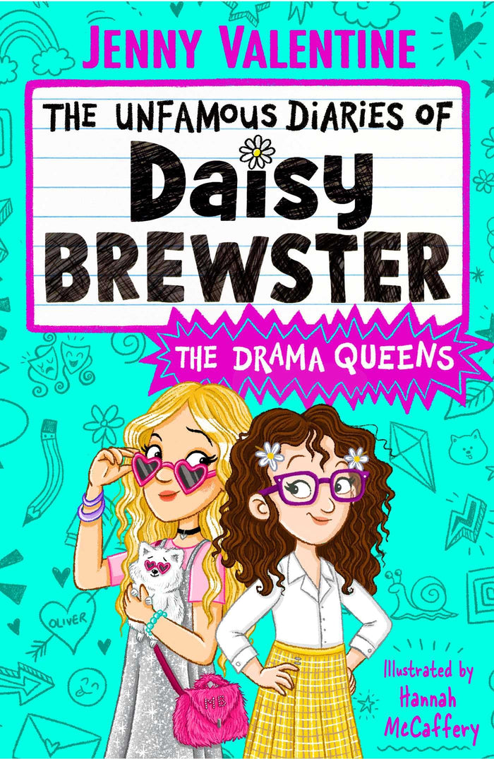 The Unfamous Diaries of Daisy Brewster: The Drama Queens by Jenny Valentine - Paperback cover
