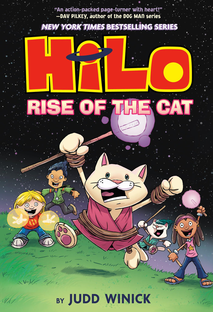 Hilo Book 10: Rise of the Cat: (A Graphic Novel) by Judd Winick - Hardcover cover