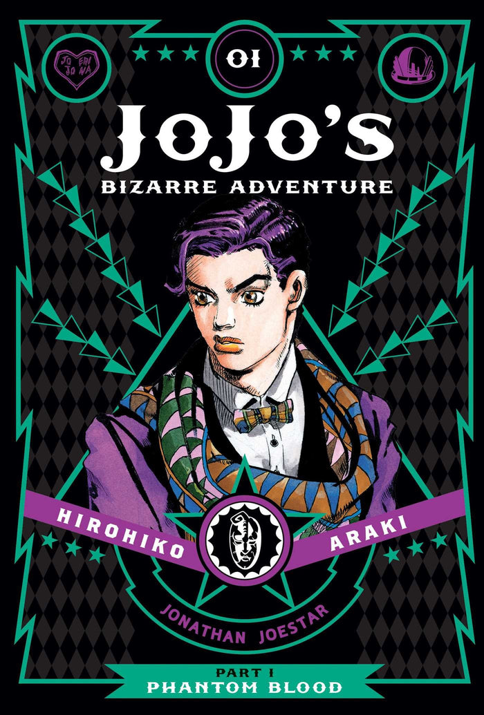 JoJo's Bizarre Adventure: Part 1--Phantom Blood, Vol. 1 by Hirohiko Araki - Hardcover cover