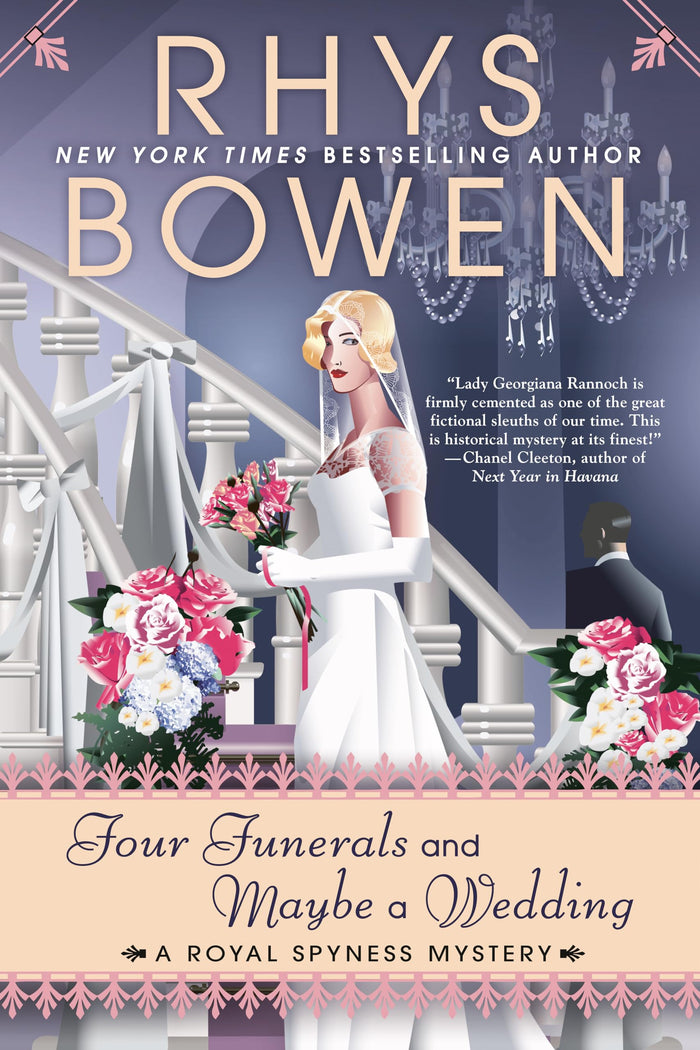 Four Funerals and Maybe a Wedding (A Royal Spyness Mystery) by Rhys Bowen - Paperback cover