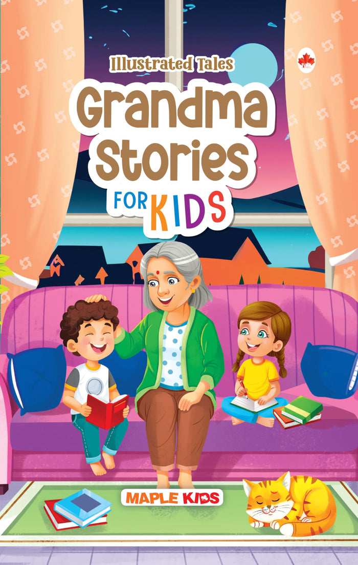 Grandma Stories - Illustrated Story Book for Kids by Maple Press - Hardcover cover