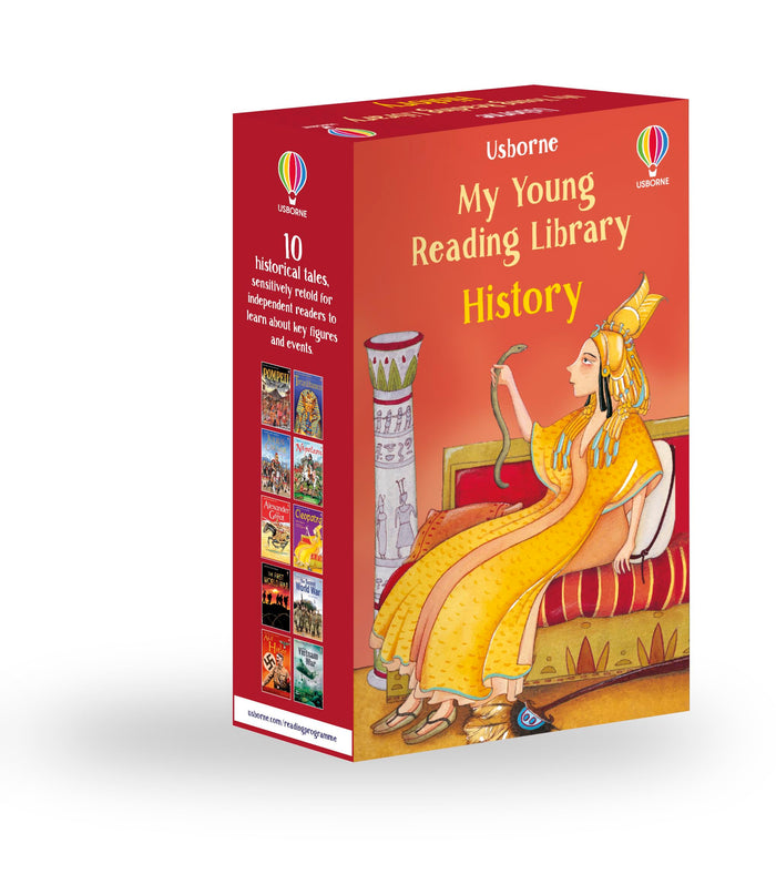 My Young Reading Library: History Boxset by Usborne Publishing - Paperback cover