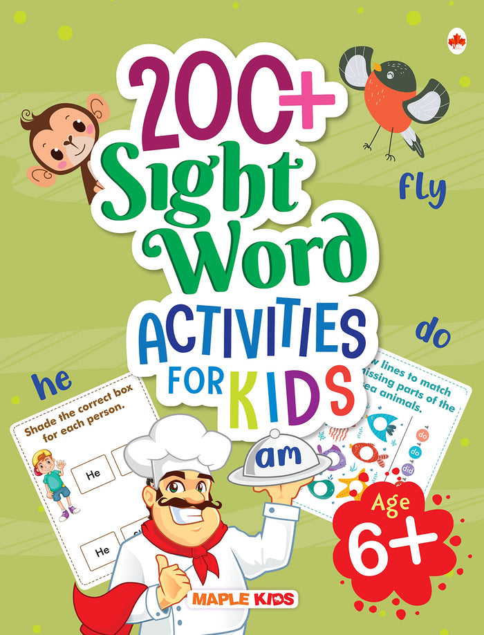Activity Book for Kids - Sight Word Activities 200+ for Age 6+ by Maple Press - Paperback cover