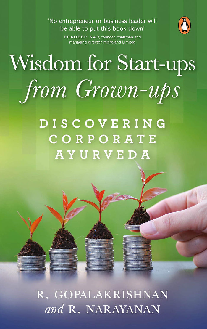 Wisdom for Start-ups from Grown-ups by R Narayanan - Hardcover cover