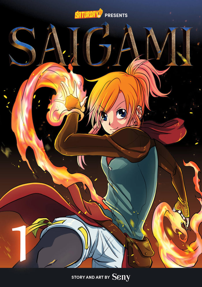 Saigami, Volume 1 - Rockport Edition: (Re)Birth by Flame (Saturday AM TANKS / Saigami, 1) by Saturday AM - Paperback cover