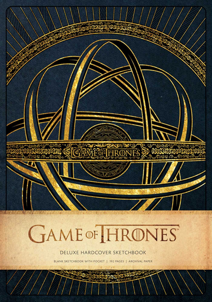 Game of Thrones: Deluxe Hardcover Sketchbook by . HBO - Hardcover cover